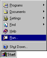 Start Run Window